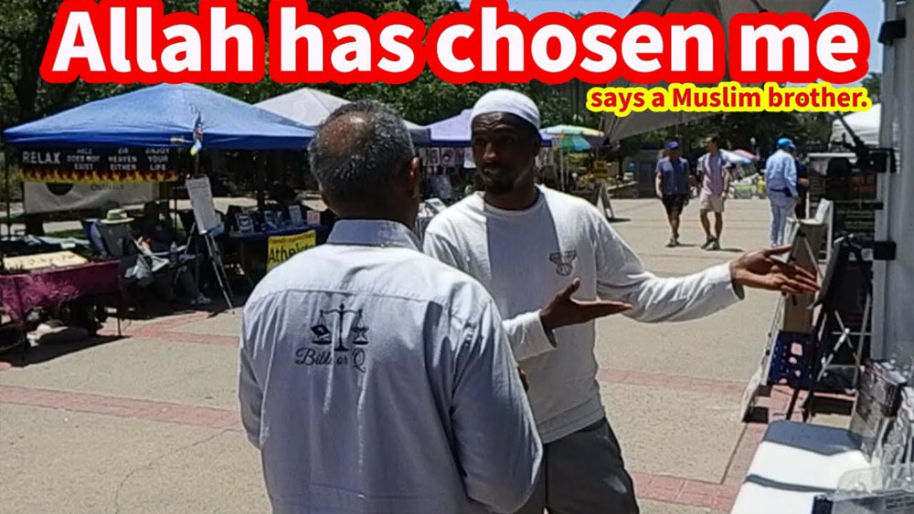 Allah has chosen me, says a Muslim brother/BALBOA PARK